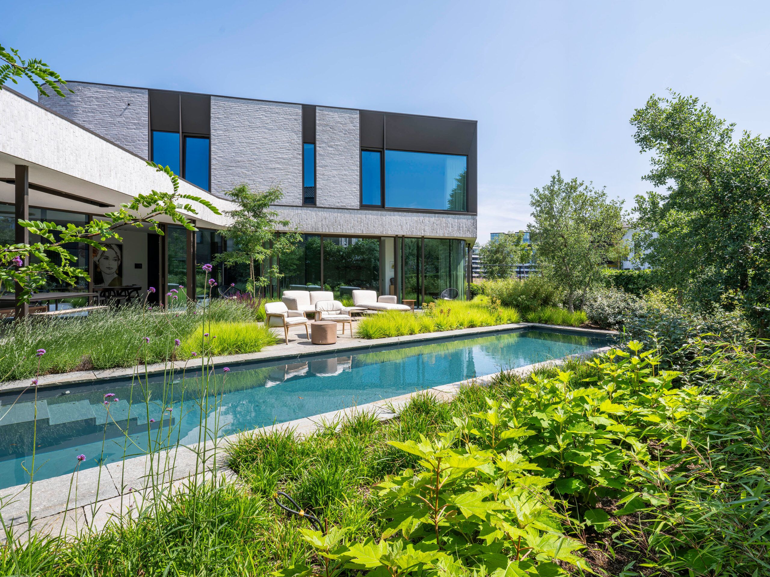 Architecturale tuin onderhouden door Artgreen