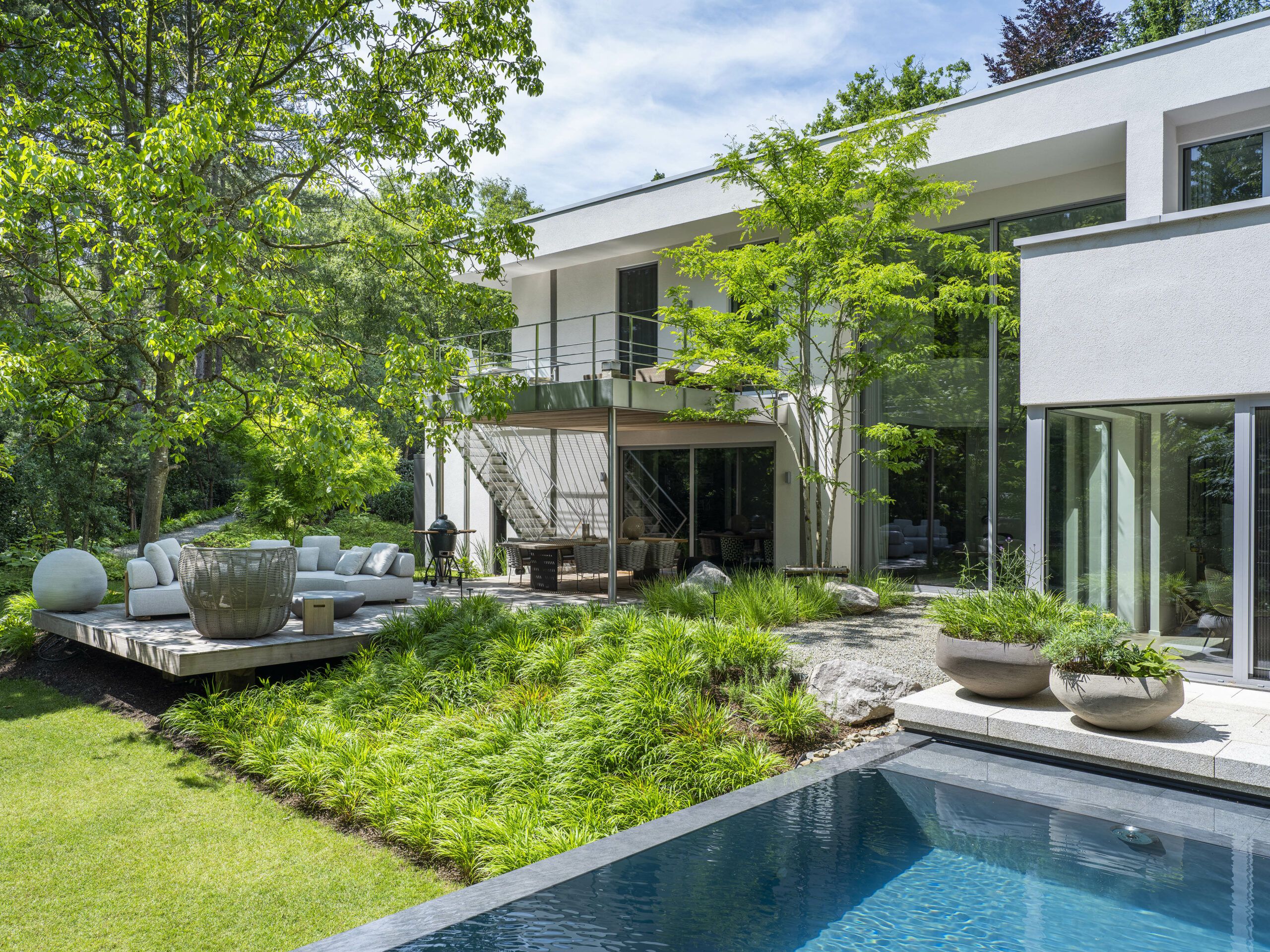 Architecturale tuin onderhouden door Artgreen